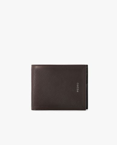  PEDRO - Ví nam dáng ngắn Leather Bi Fold Insert 
