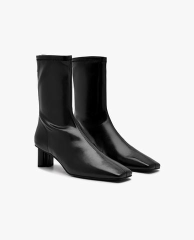  PEDRO - Giày boots cao gót nữ mũi vuông Icon 