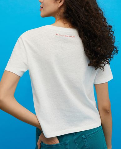  MAX&Co. - Áo thun nữ tay ngắn cổ tròn phom suông Andre 