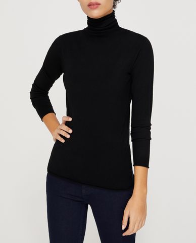  MAX&Co. - Áo len nữ cổ lọ tay dài phom ôm thời trang Stretch 