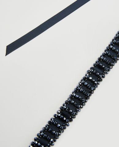  MAX&Co. - Thắt lưng vải đính đá Jewelled 