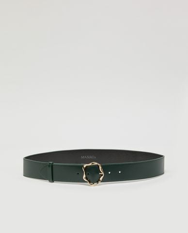  MAX&Co. - Thắt lưng nữ bản vừa mặt khóa tròn 3D Buckle 