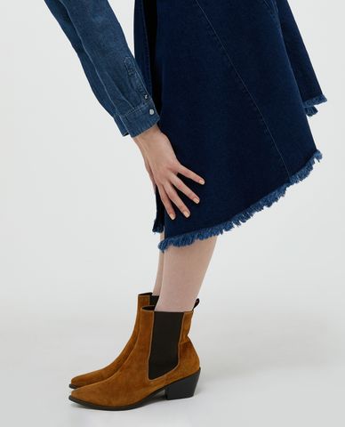  MAX&Co. - Giày boots nữ đế vừa mũi nhọn 