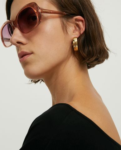  MAX&Co. - Kính mát nữ gọng vuông Pink Acetate 
