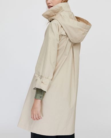  MAX&Co. - Áo măng tô nữ phối thắt lưng Cotton Twill 