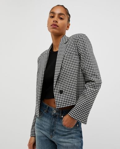  MAX&Co. - Áo khoác blazer cổ V tay dài phom croptop Giada 