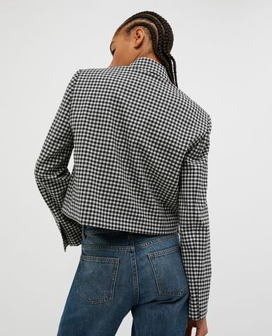  MAX&Co. - Áo khoác blazer cổ V tay dài phom croptop Giada 