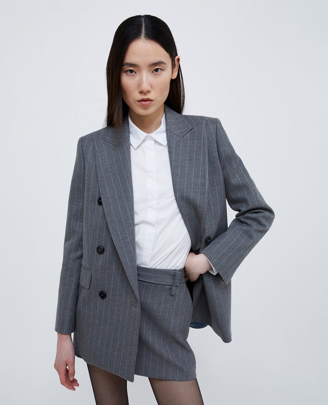 MAX&Co. - Áo khoác blazer nữ tay dài phối túi thanh lịch Rena