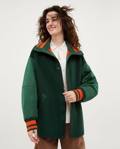  MAX&Co. - Áo khoác bomber cổ bẻ cách điệu Canneti 