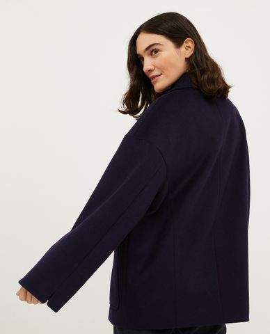  MAX&Co. - Áo khoác dạ lông cừu phối nút Oblio 