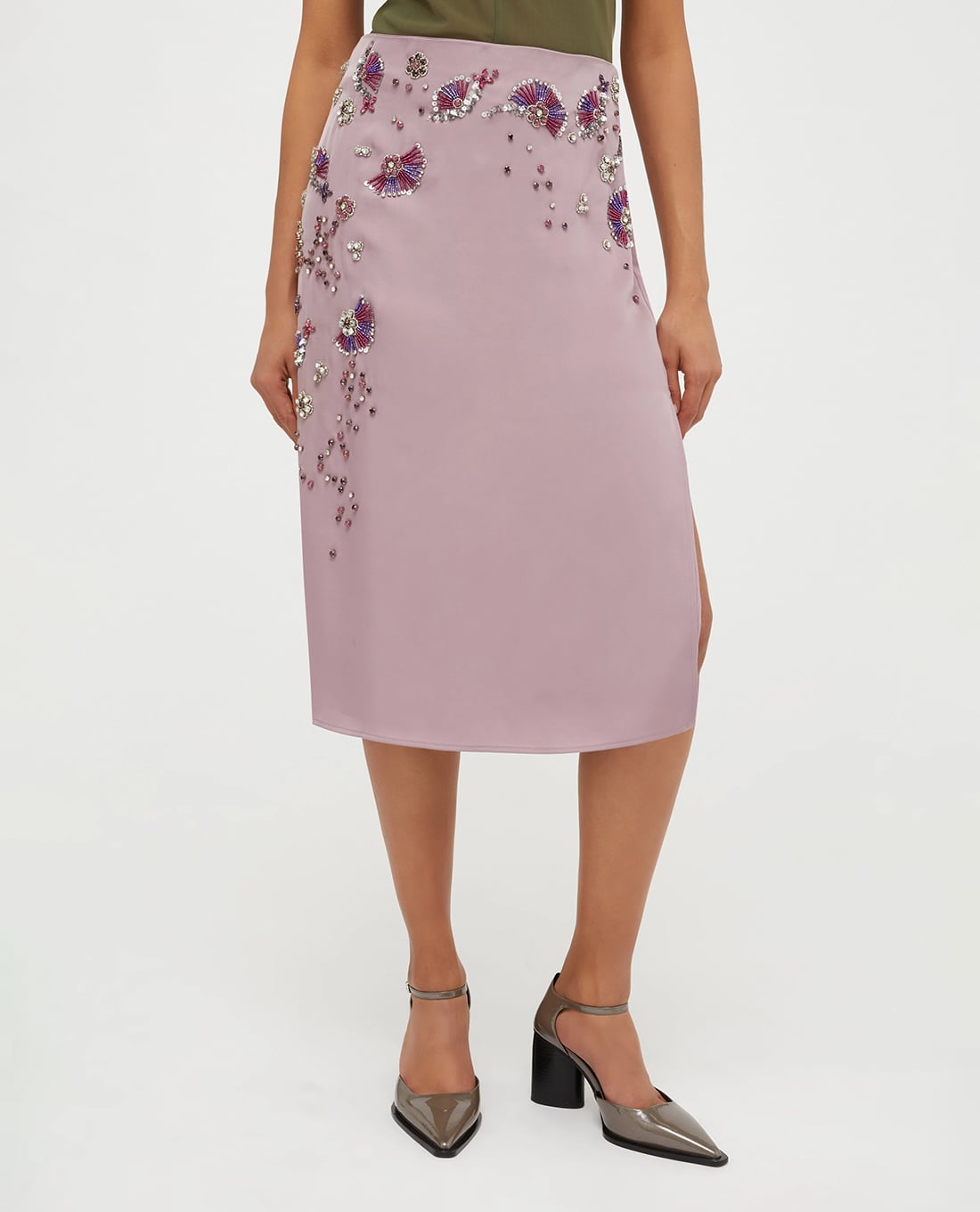 MAX&Co. - Chân váy bút chì midi đính đá Doll