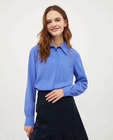  MAX&Co. - Áo sơ mi cổ bẻ tay dài Gnomi 