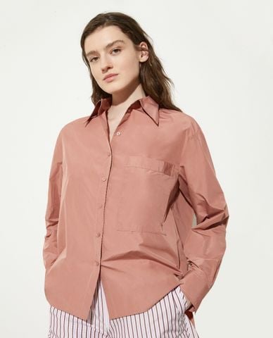  MAX&Co. - Áo sơ mi nữ cổ bẻ tay dài Tequila 