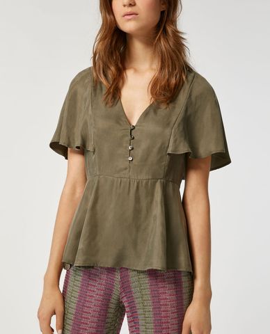  MAX&Co. - Áo kiểu nữ cổ V tay cánh dơi thời trang 