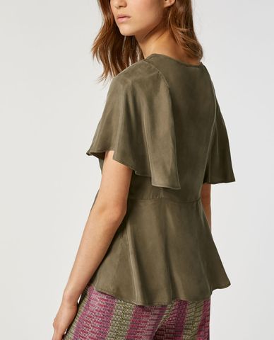  MAX&Co. - Áo kiểu nữ cổ V tay cánh dơi thời trang 