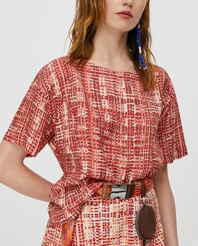  MAX&Co. - Áo kiểu nữ ngắn tay Flowy Fabric 