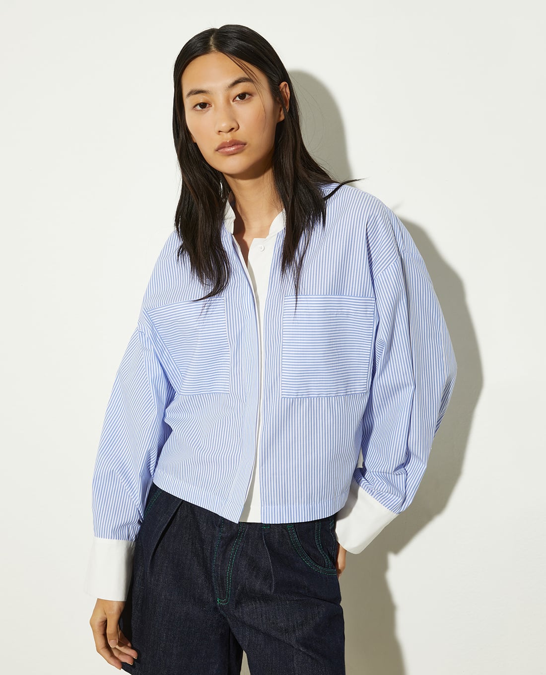 MAX&Co. - Áo sơ mi nữ cổ bẻ tay dài Cala