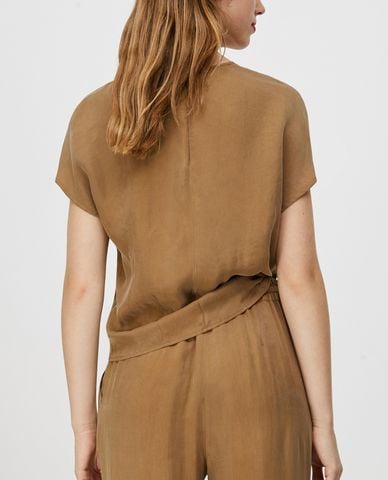  MAX&Co. - Áo kiểu nữ phom suông tay ngắn Blouse In Fluid 