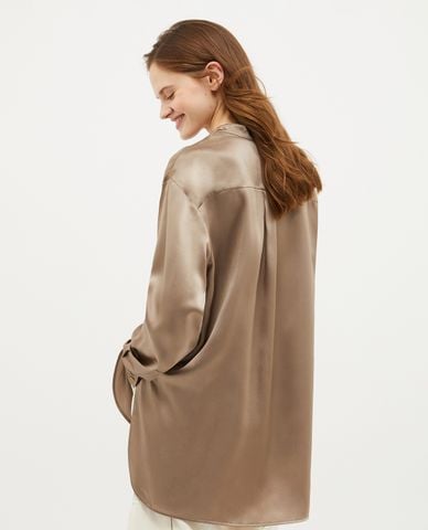  MAX&Co. - Áo sơ mi cổ bẻ tay dài phối túi nắp gập Livorno 