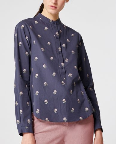  MAX&Co. - Áo sơ mi nữ cổ trụ tay dài 