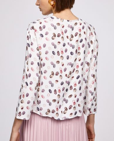  MAX&Co. - Áo kiểu nữ phom suông phối nút tròn Shoulder Buttons 