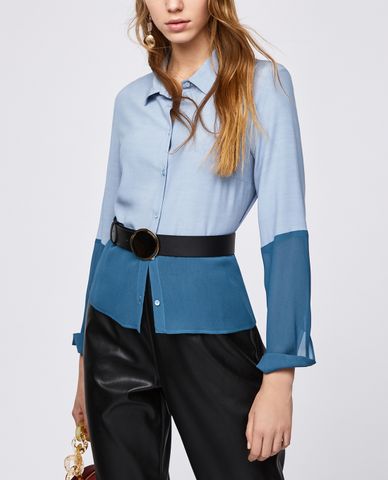  MAX&Co. - Áo sơ mi nữ tay dài Sheer Details 