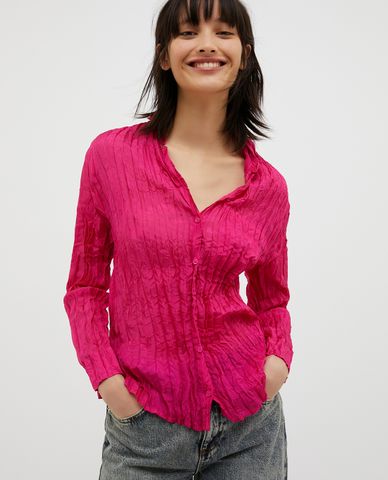  MAX&Co. - Áo sơ mi cổ V tay dài phối bèo nhún Bernard 