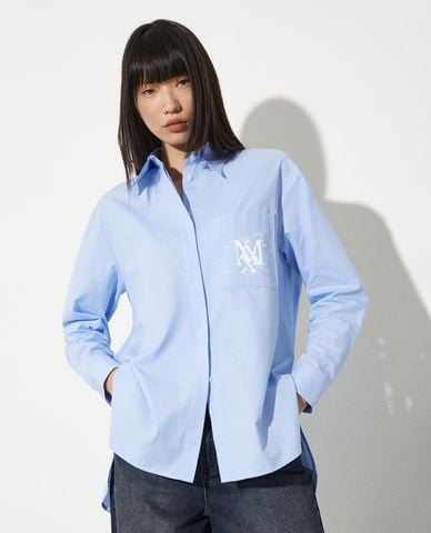  MAX&Co. - Áo sơ mi nữ cổ bẻ tay dài Babila 