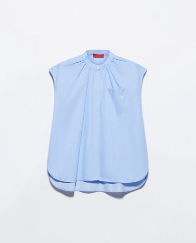  MAX&Co. - Áo sơ mi nữ cổ trụ sát nách Angolo 