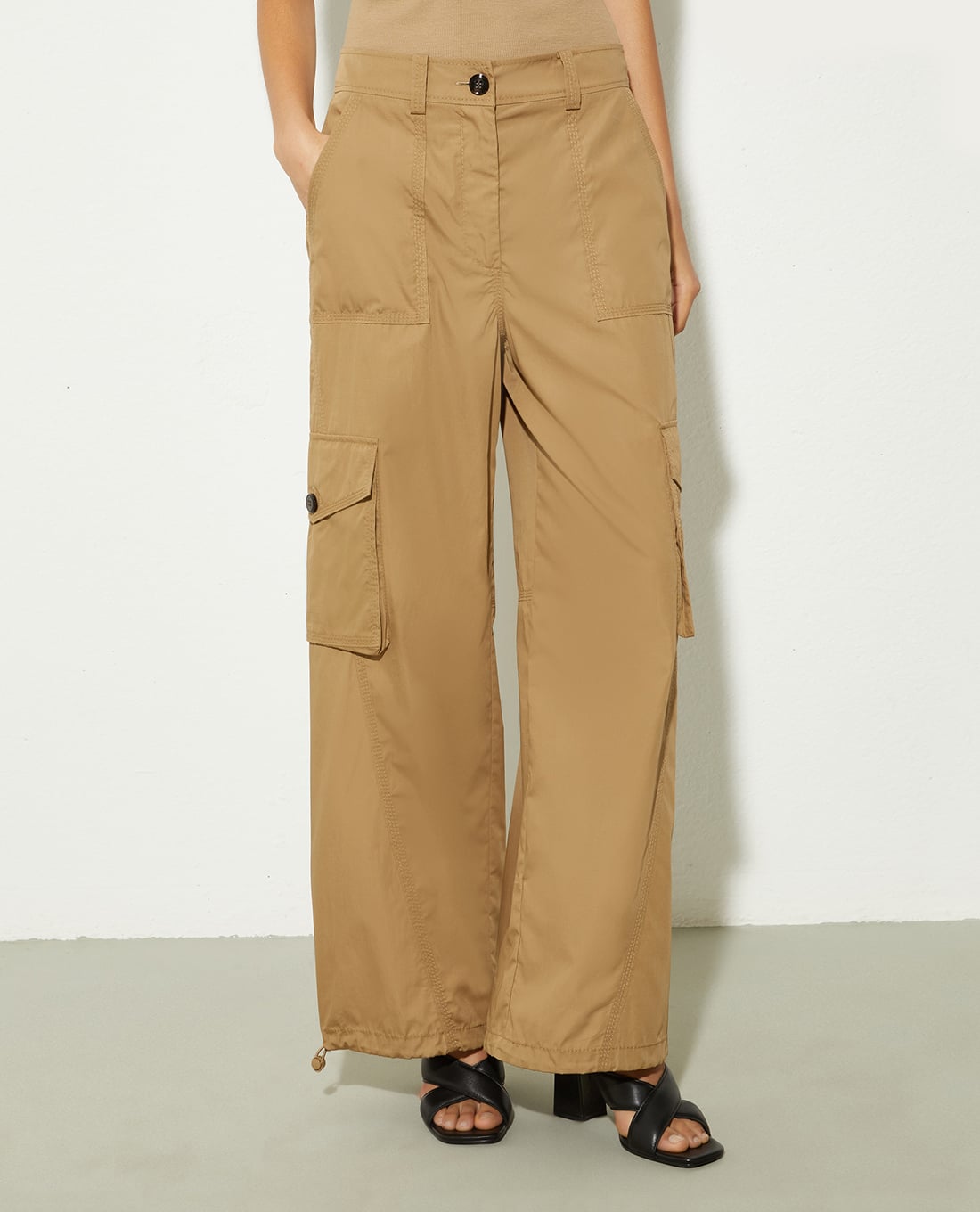 MAX&Co. - Quần nữ ống rộng túi hộp Fazione