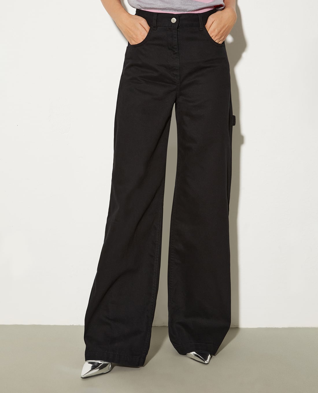 MAX&Co. - Quần nữ ống rộng lưng cao Parure