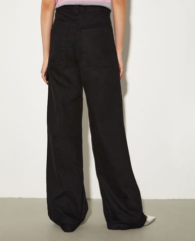  MAX&Co. - Quần nữ ống rộng lưng cao Parure 