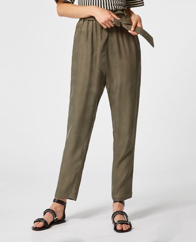  MAX&Co. - Quần kiểu nữ lưng cao phối thắt lưng Dino 