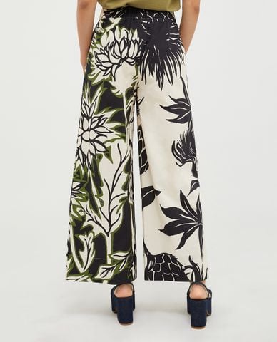  MAX&Co. - Quần ống rộng lưng thun phối hoạ tiết Lauto 