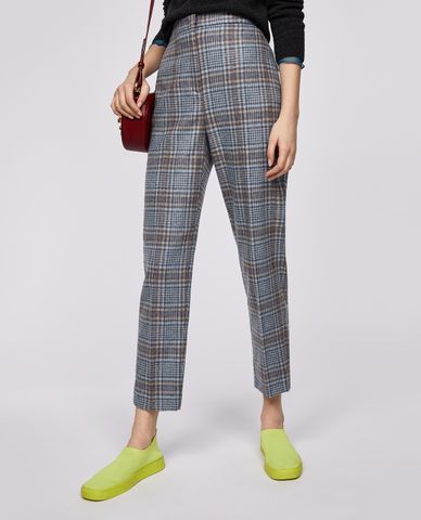  MAX&Co. - Quần kiểu nữ phom suông họa tiết caro Tartan Check 