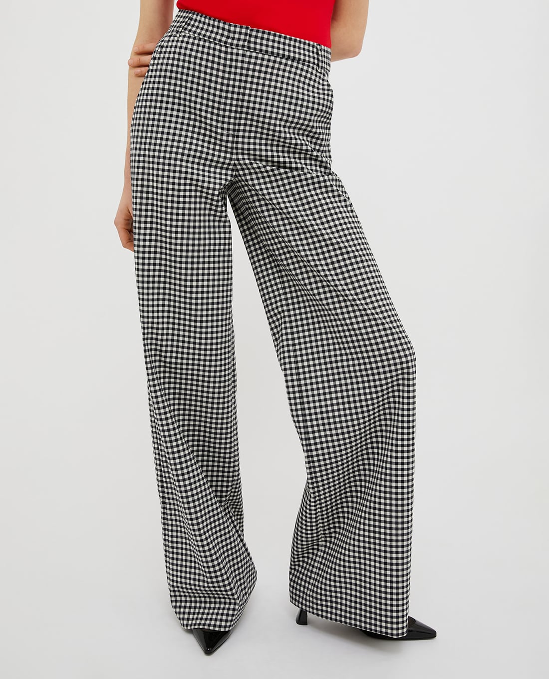 MAX&Co. - Quần ống rộng caro thời thượng Brivido