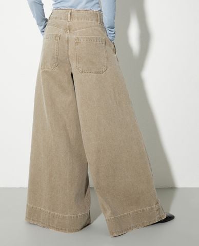  MAX&Co. - Quần jeans nữ ống rộng Imbarco 