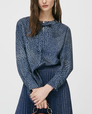  MAX&Co. - Áo kiểu nữ tay dài Hammered Satin 