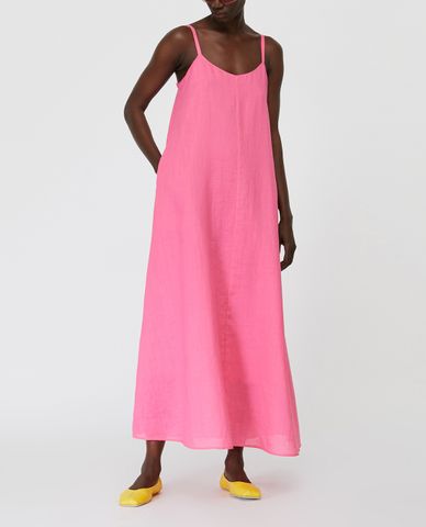  MAX&Co. - Đầm midi hai dây phom suông Ramie 