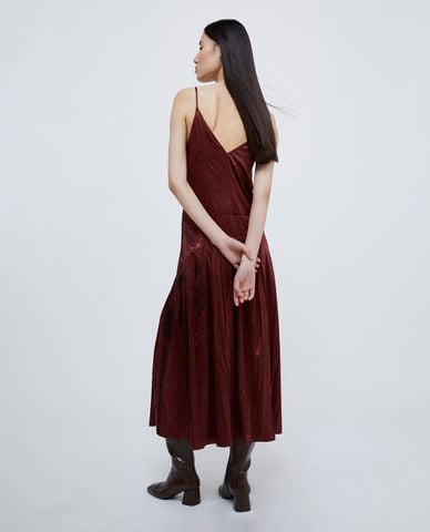  MAX&Co. - Đầm hai dây midi cổ V quyến rũ Curly 