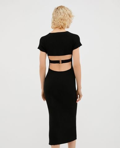  MAX&Co. - Đầm dệt kim midi xẻ tà quyến rũ Teruel 