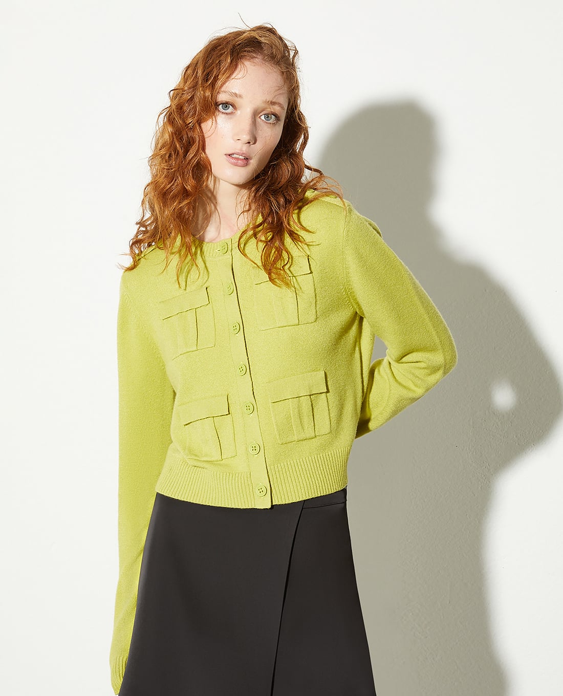 MAX&Co. - Áo khoác cardigan nữ phom croptop tay dài Aloe