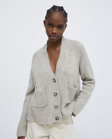  MAX&Co. - Áo khoác cardigan nữ cổ V tay dài Lignano 