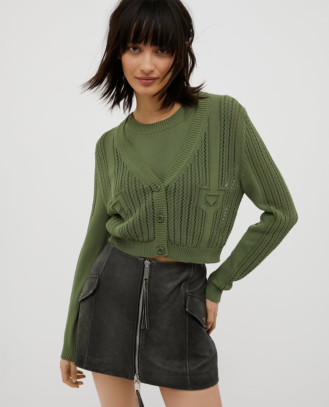 MAX&Co. - Áo khoác cardigan cổ V tay dài Nello