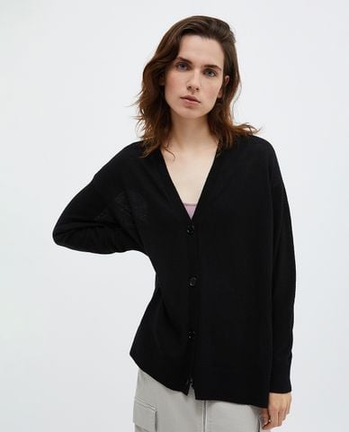  MAX&Co. - Áo khoác cardigan dệt kim cổ V tay dài Albo 
