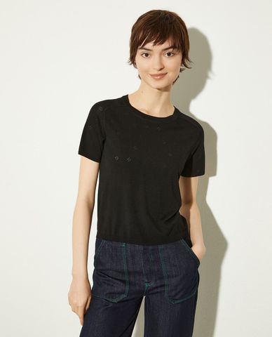  MAX&Co. - Áo thun nữ cổ tròn tay ngắn Arcella 