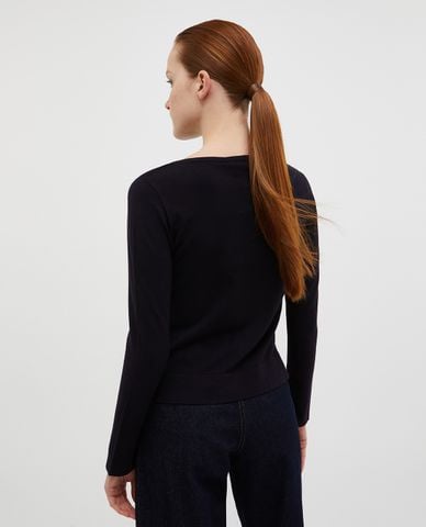  MAX&Co - Áo thun cổ thuyền tay dài thanh lịch Ovattare 