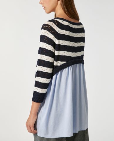  MAX&Co. - Áo len nữ phom suông kẻ sọc 