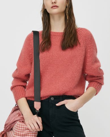  MAX&Co. - Áo len nữ tay dài cổ thuyền Mohair 