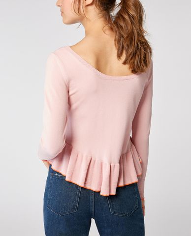  MAX&Co. - Áo len nữ tay dài cổ thuyền nữ tính 